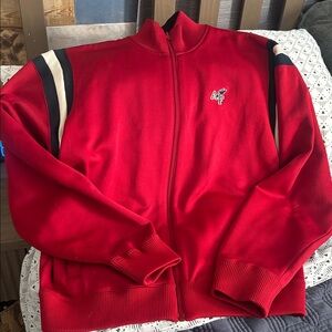 Abercrombie & Fitch Red Bomber Jacket